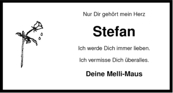 Traueranzeige von Stefan Hövermann von ALLGEMEINE ZEITUNG UELZEN