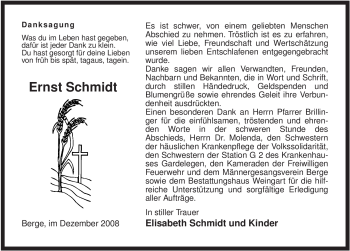 Traueranzeige von Ernst Schmidt von ALLGEMEINE ZEITUNG UELZEN