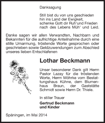 Traueranzeige von Lothar Lothar von Uelzen