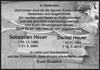 Traueranzeige von Daniel Heuer von ALLGEMEINE ZEITUNG UELZEN