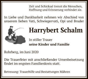 Traueranzeige von Harrybert Schalm von UEL
