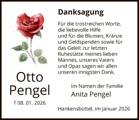 Traueranzeige von Anita Pengel von IK
