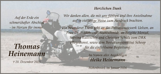 Traueranzeige von Thomas Heinemann von AZ
